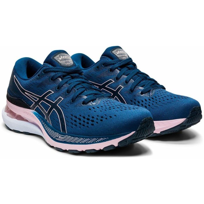 asics gel kayano 28 womens running shoes blue 29621505654992