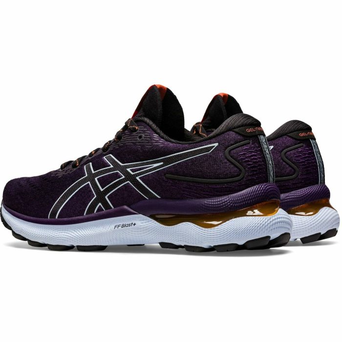 asics gel nimbus 24 tr womens running shoes purple 37469891625168