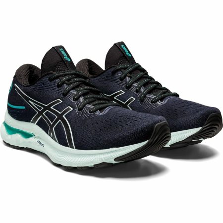 asics gel nimbus 24 womens running shoes black 37469700751568