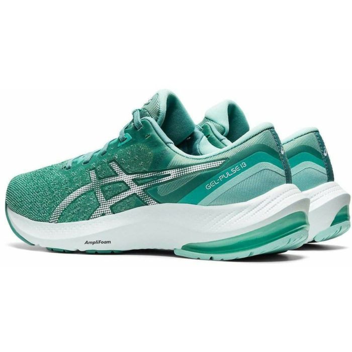 asics gel pulse 13 womens running shoes green 29634665021648