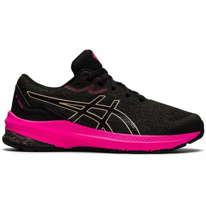 asics gt 1000 11 gs junior running shoes black 29669342642384