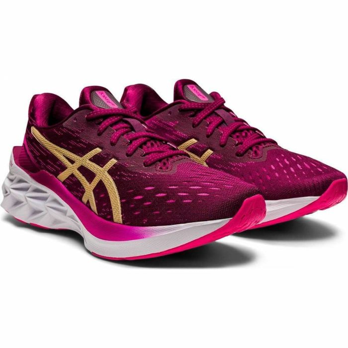 asics novablast 2 womens running shoes pink 29620619083984