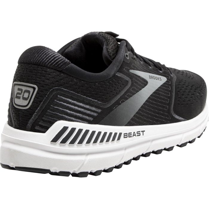 brooks beast 20 mens running shoes black 28824976982224