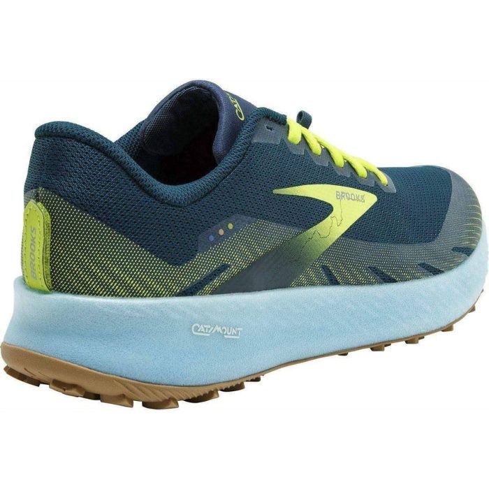 brooks catamount mens trail running shoes blue 29064810463440