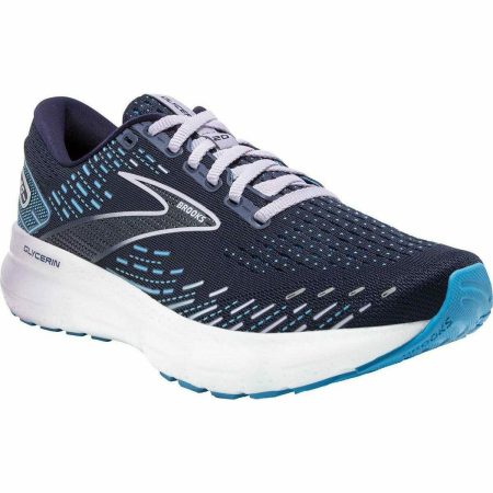 brooks glycerin 20 wide fit womens running shoes blue 29684641890512