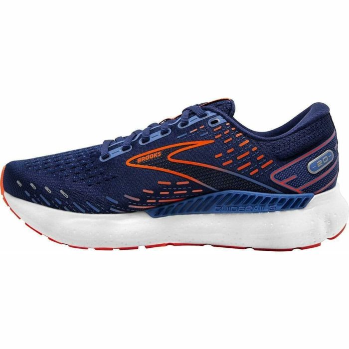 brooks glycerin gts 20 mens running shoes blue 29684974125264