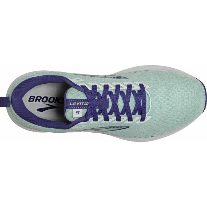 brooks levitate 5 womens running shoes green 28938144121040