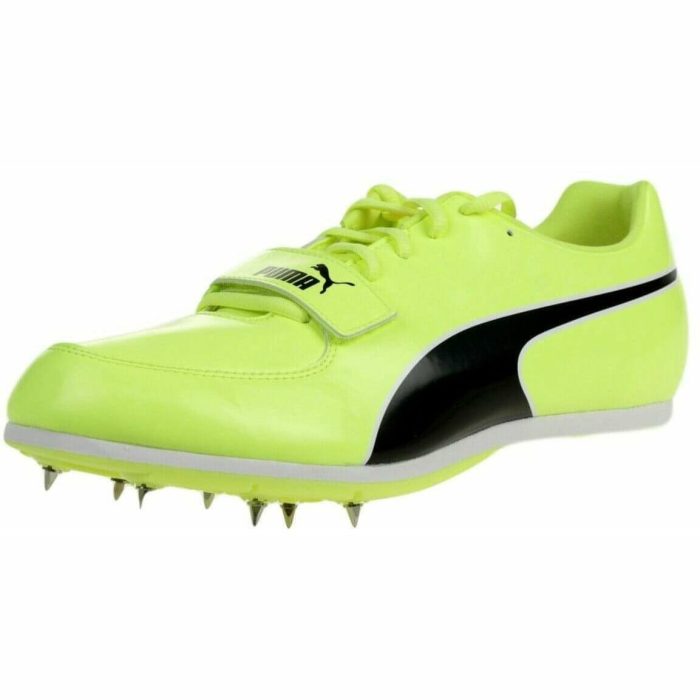 puma evospeed long jump 6 field event spikes yellow 30051971104976