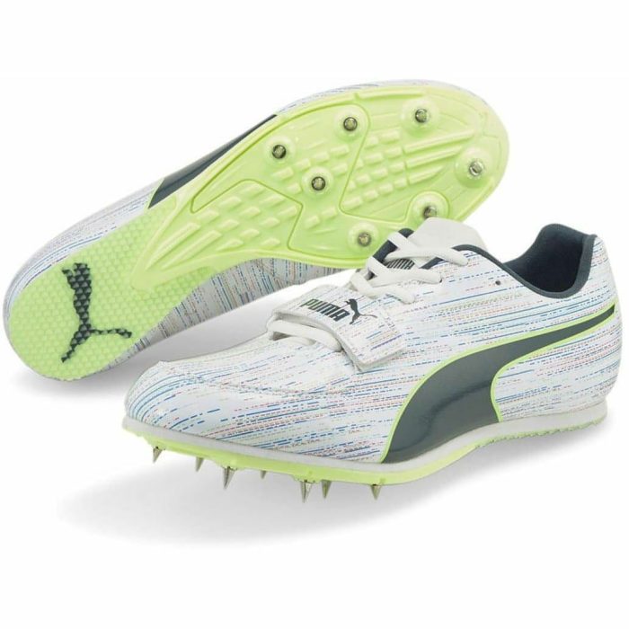 puma evospeed long jump 9 field event spikes white 37465317474512