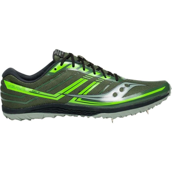 saucony kilkenny xc 7 cross country running spikes green 28508667379920