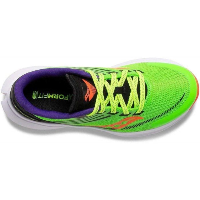 saucony kinvara 12 junior running shoes green 29511736426704