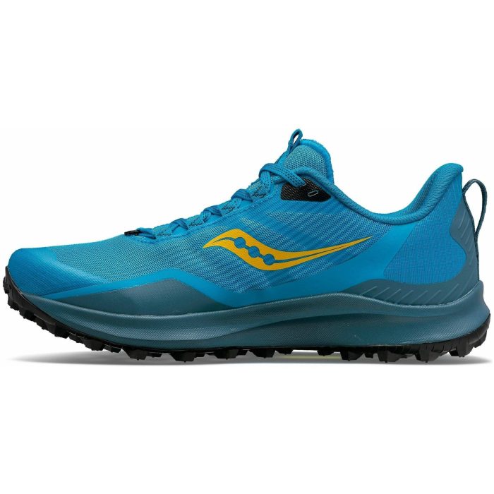 saucony peregrine 12 mens trail running shoes blue 37218447818960