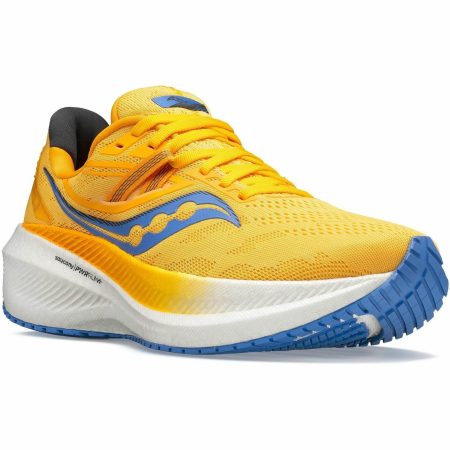 saucony triumph 20 womens running shoes gold 37222429196496